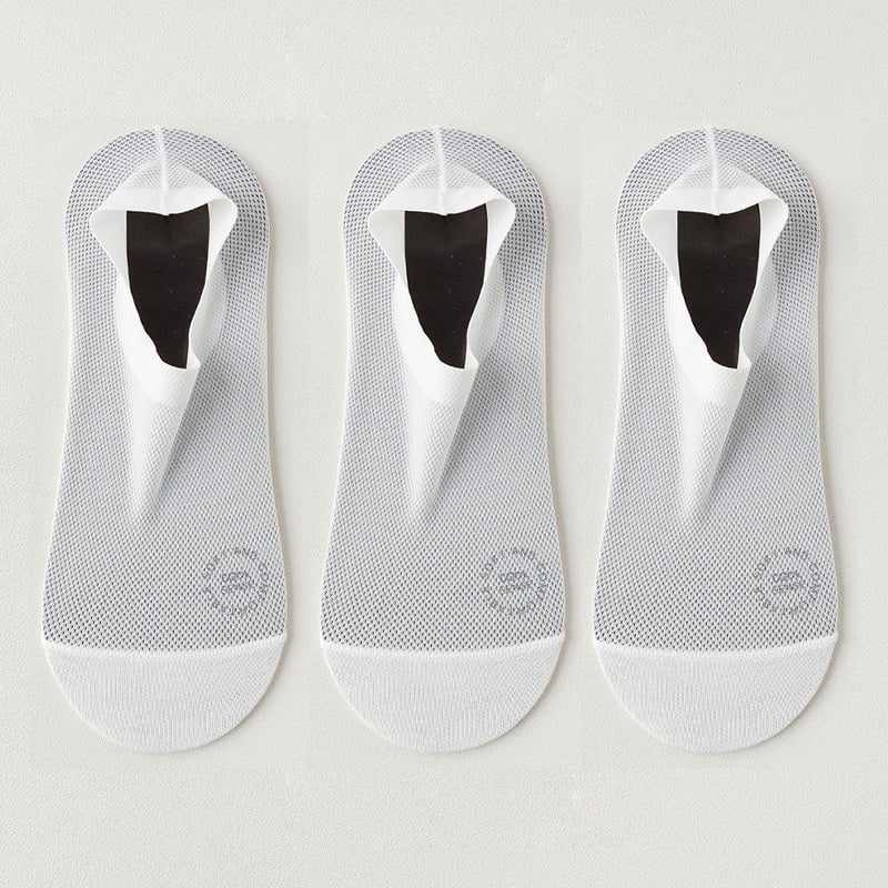 🔥 6-Pair Invisible Grip Socks Pack 🧦 – Breathable Low-Cut Anti-Slip Sweat-Absorbing Design