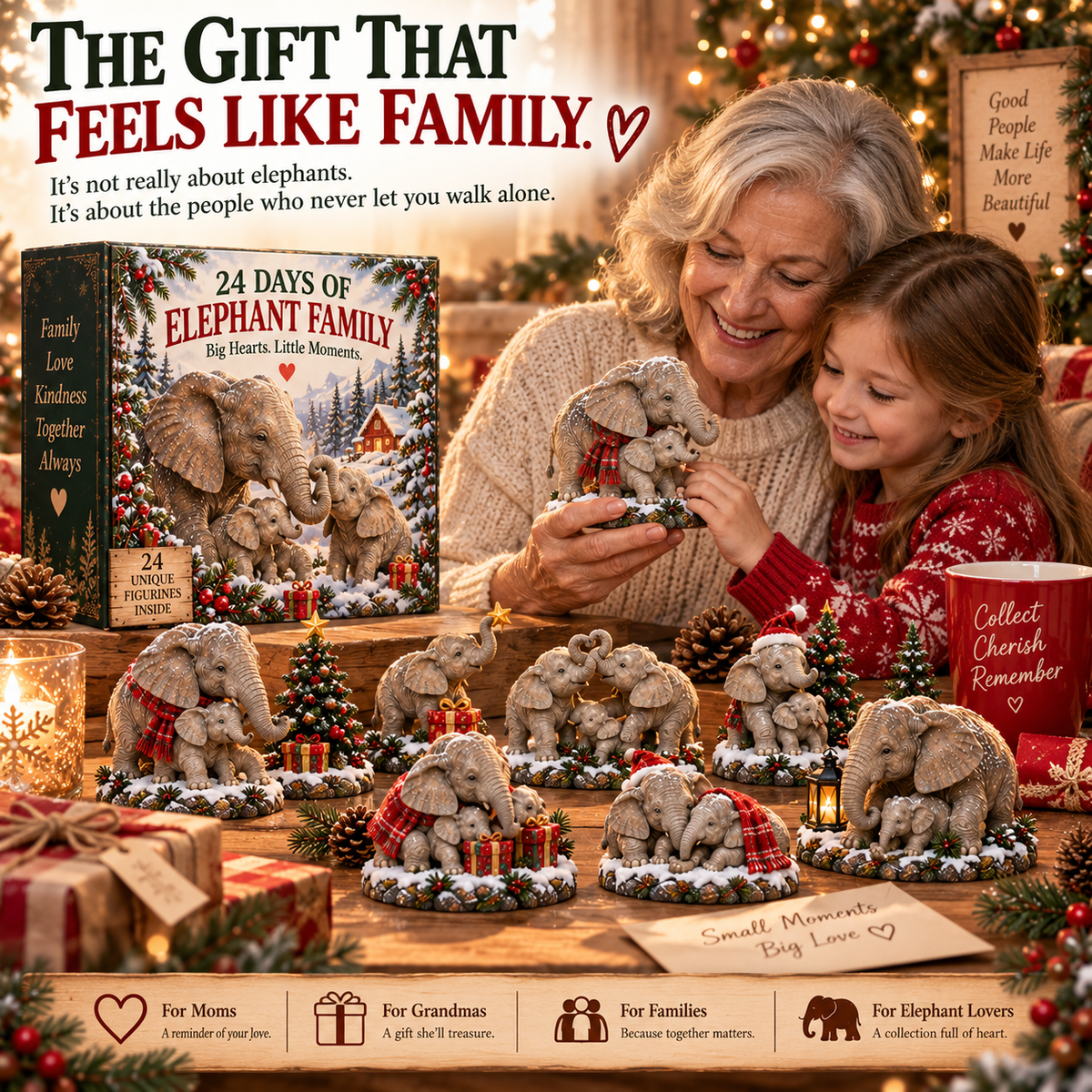 ๐โค๏ธ24 Days of Elephant Family โ 24 Little Moments of Love, Togetherness & Christmas Joy