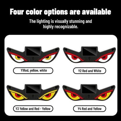 💥LAST DAY 70% OFF-🚗LaozikTM Car Rear Window Dynamic LED Display – Vampire Devil Eye Emoji Panel, Auto Decorative Light