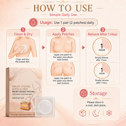 💥Ctmson® Targeted Breast Enhancement Advanced Nano Microneedle Patch