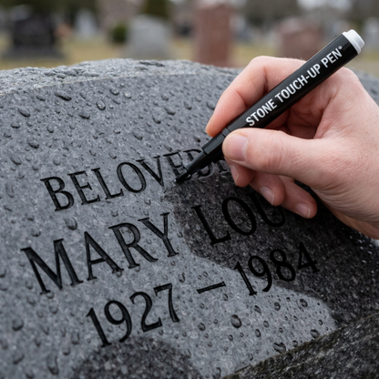 Golden Tombstone Marker Pen for Restoring Faded Grave Inscriptions✍️
