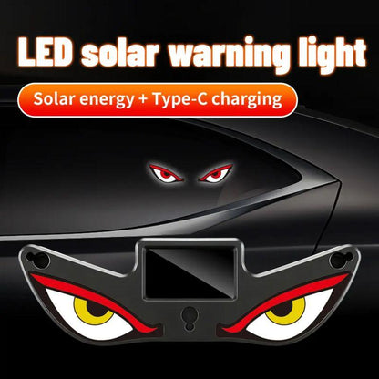 💥LAST DAY 70% OFF-🚗LaozikTM Car Rear Window Dynamic LED Display – Vampire Devil Eye Emoji Panel, Auto Decorative Light