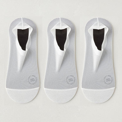 🔥 6-Pair Invisible Grip Socks Pack 🧦 – Breathable Low-Cut Anti-Slip Sweat-Absorbing Design