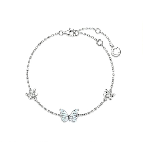 Luminous Dream Blue Butterfly Bracelet